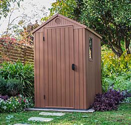 Casetta da esterno Rosa, finitura Marrone