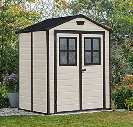 Casetta da esterno Beige, con finestre, Magnolia