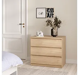 cassettiera rovere spaziosa