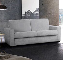 Divano letto modello Denali sfoderabile a 2 posti finitura Grigia