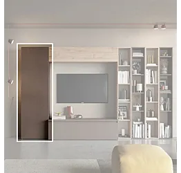 colonna larga a terra bronzo