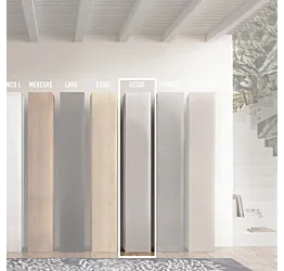 colonna con ripiani gesso