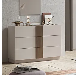 comò cashmere e noce