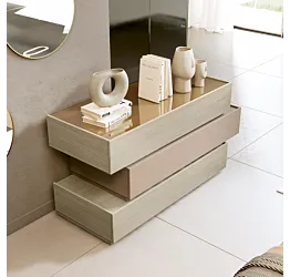 comò sfalsato frassino cenere