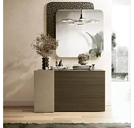 comò brunito moderno