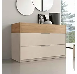 comò economico noce biondo