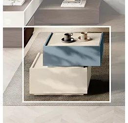 comodini azzurri e orzo