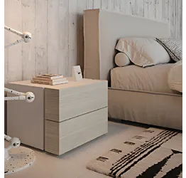 comodino cenere wood