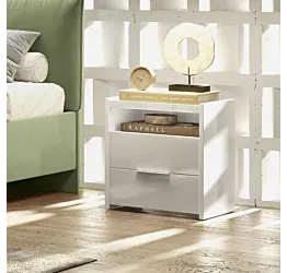 comodini moderni bianchi