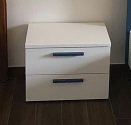 ACQUISTA ANCHE TU Comodino Like con maniglie in legno Blu 