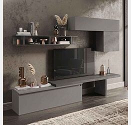 Parete TV Ardesia e Piombo