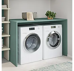 Coprilavatrice e asciugatrice a giorno, Verde alpi, L.130