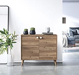 Madia Ankara rovere, 2 ante e piedini a cono