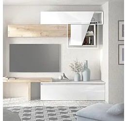 pensile cubo bianco lucido