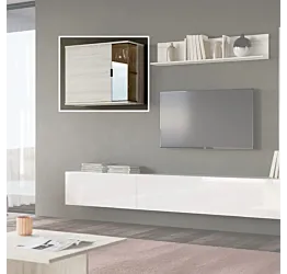 vetrina sospesa bianca