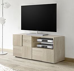 Porta TV di Design Rovere Samoa ad un anta e un cassetto Zenzero Shop