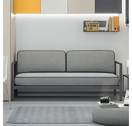 Divano letto Blow per camerette, Antracite e Grigio pietra Zenzero Shop