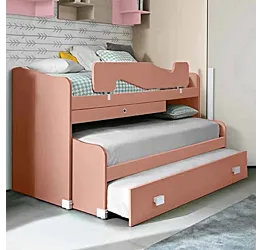 divano letto rosa antico