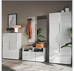 composizione d'ingresso bianca