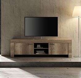 Porta tv grande shabby chic scontato, Noce