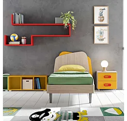 letto ragazzi singolo olmo