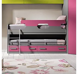 letto multifunzionale cranberry grigio
