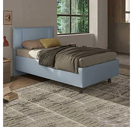 letto azzurro tessuto ragazzi