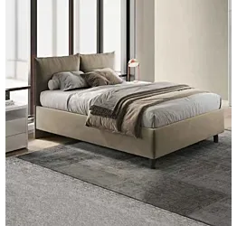 letto con cuscini sabbia