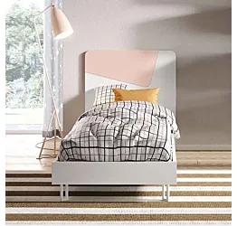 lettino singolo rosa antico