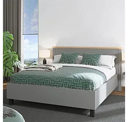 letto 160x200 grigio