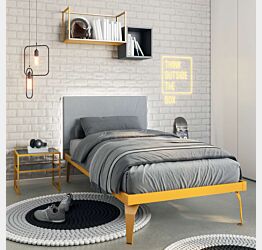 letto 100x200 giallo