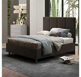 letto con rete contenitore 