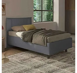 letto ragazzi tessuto grigio fumo