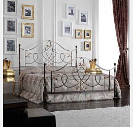 letto matrimoniale in ferro disponibile marrone anticato oro