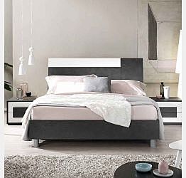 letto legno grigio scuro