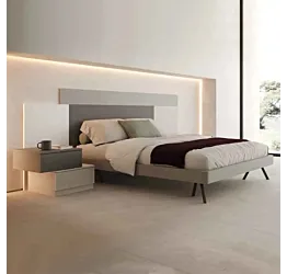 letto in legno laccato