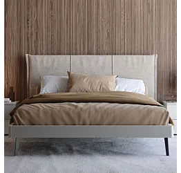 letto matrimoniale testata imbottita