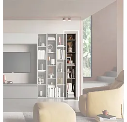 libreria a terra ardesia