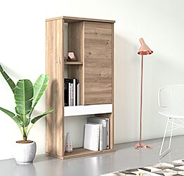 Libreria rovere Ankara con un'anta