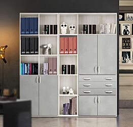 Libreria da ufficio Cloud con spessore 22 mm, made in Italy