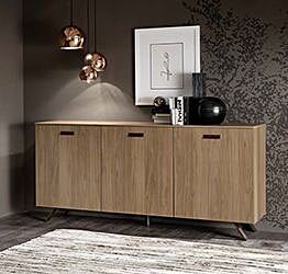 Madia Galvè di qualità con 3 ante in finitura Noce naturale