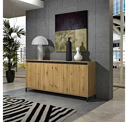 Credenza moderna a 4 ante