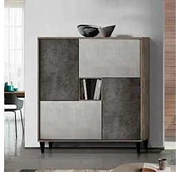 credenza con ribalta