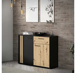 contenitore madia nero