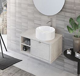 Mobile bagno con cassetto e ripiano L.80, Niagara 31