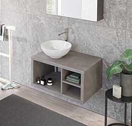 Mobile bagno sospeso L.80 con ripiano, Niagara 27
