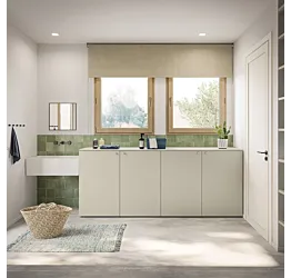 Mobile lavanderia 4 ante, L.240 H.98, Malta