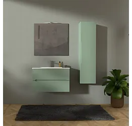 mobiletto bagno verde