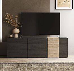 Mobili TV di design: mobile porta TV, 3 ante Titanio e Kadiz