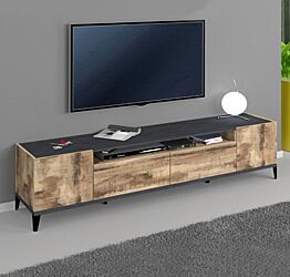 Mobile Tv moderno Pero e Ardesia Zenzero Shop